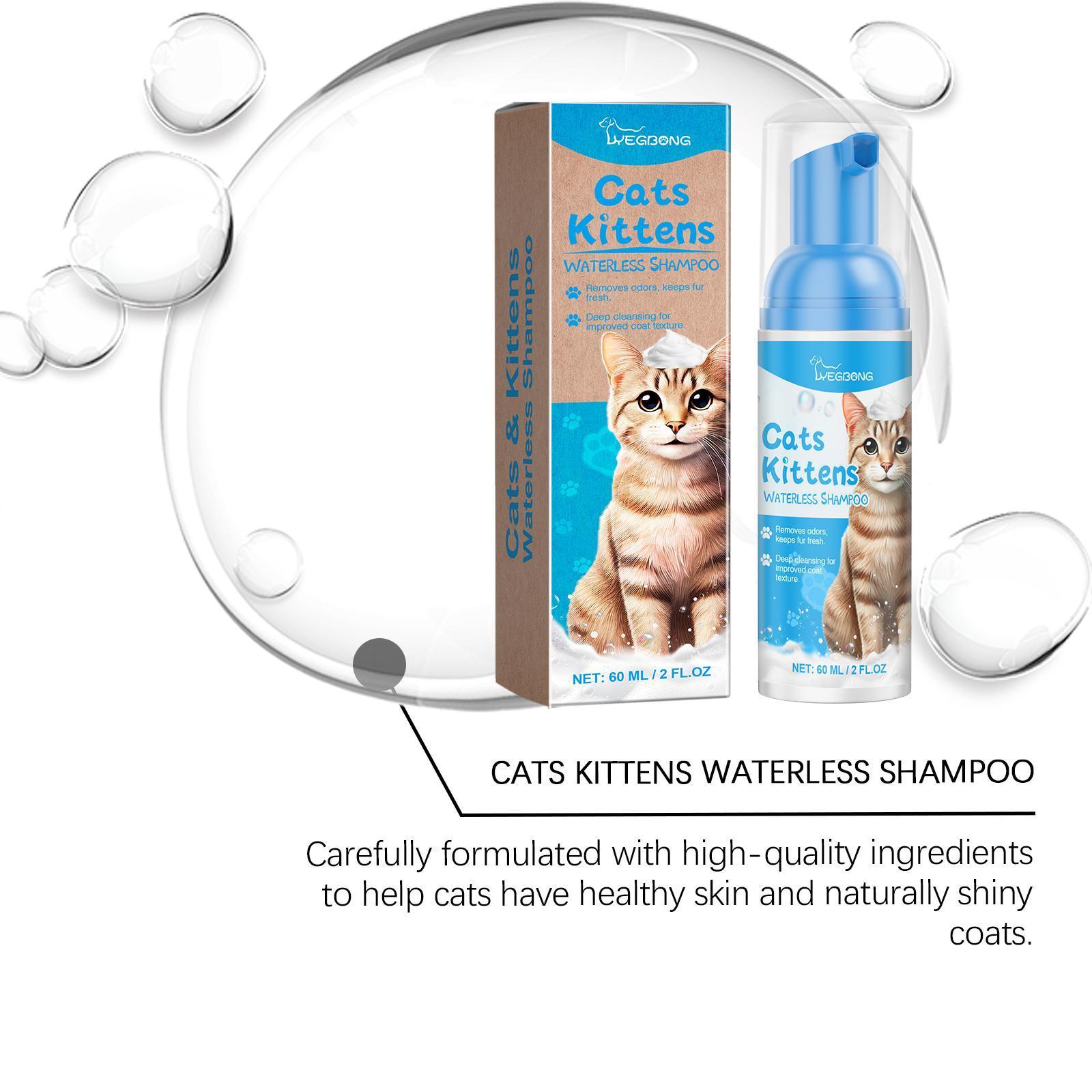 Yegbong Cat Cleaning Mousse – Gentle, Non-Irritating Foam for Quick, Waterless Pet Hygiene