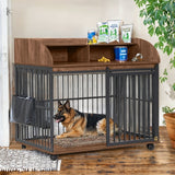 Spacious Wooden Dog Kennel – Durable Outdoor House for Large & Medium-Sized Dogs with Weatherproof Design