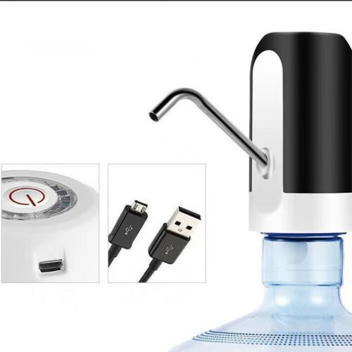 USB Rechargeable 5-Gallon Water Bottle Electric Dispenser Pump – Automatic One-Touch Water Pump with Universal Fit