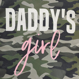 Toddler Girl Daddy’s Girl Father’s Day Outfit – Cute Letter Print Top with Matching Pants Set