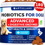 Probiotics for Dogs – Digestive Enzymes & Prebiotics for Gut Health, Allergy Relief, Yeast Balance & Immunity