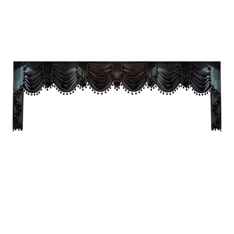 European Luxury All-Black Velvet Curtains – Thick & Elegant Drapes for Living & Dining Room
