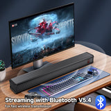 Immersive TV Soundbar with Powerful Subwoofer