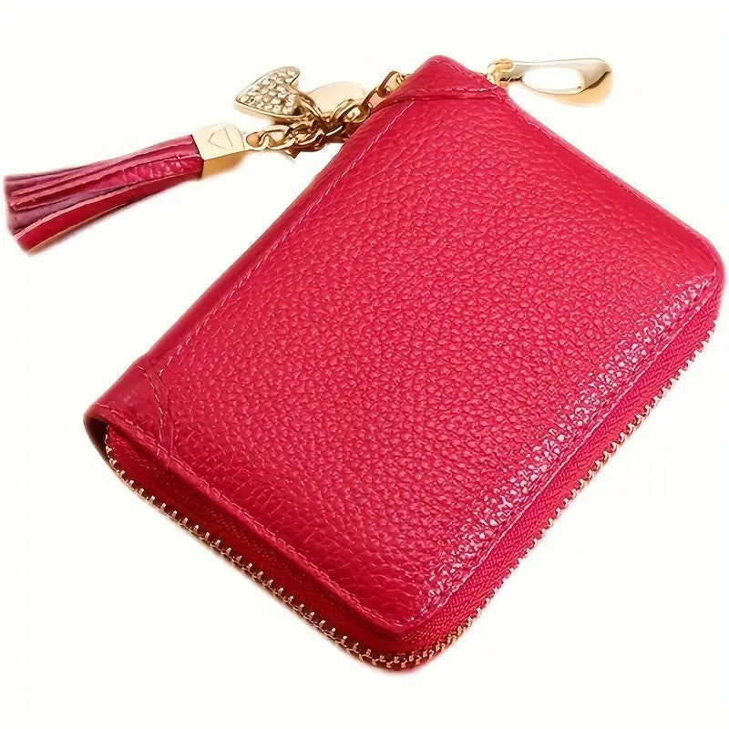 Women’s Coin Purse & Credit Card Holder Wallet 👛 – Small Zipper Mini Wallet for Everyday Use