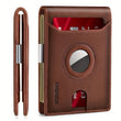 Minimalist & Smart AirTag Leather Wallet