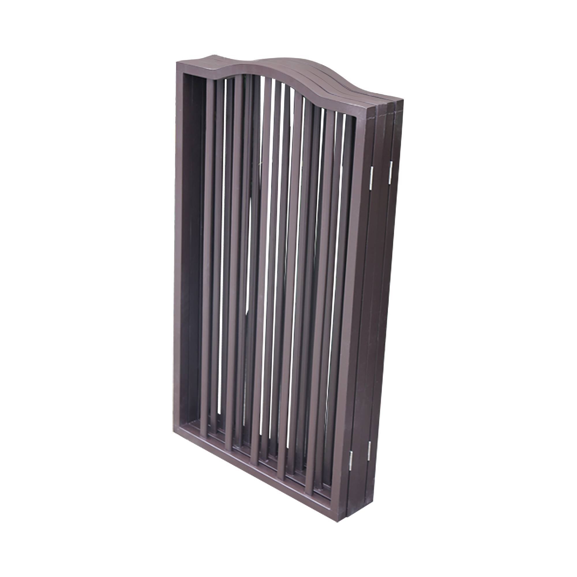 Arc Wooden Pet Gate – Freestanding & Folding Dog Safety Barrier for Doorways, Stairs & Indoor Spaces