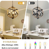 Modern 4-Light Adjustable Pendant Lamp for Restaurants & Homes