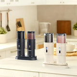 Electric Salt and Pepper Grinder Set – USB Rechargeable, Adjustable Ceramic Mills - PulinGO
