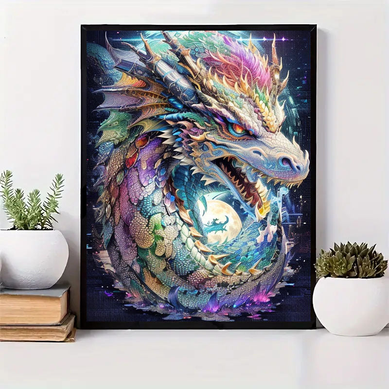 5‑Piece 5DDIY Full Round Diamond Painting Kit – Water-Themed Acrylic Diamonds on Durable Polyester Cotton Canvas, Vivid Mosaic Art