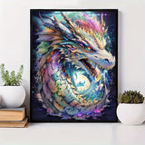 5‑Piece 5DDIY Full Round Diamond Painting Kit – Water-Themed Acrylic Diamonds on Durable Polyester Cotton Canvas, Vivid Mosaic Art