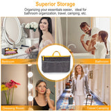 Women’s Travel Insert Handbag Organizer 👜 Multi-Pocket Makeup & Toiletry Purse Liner with Hand Strap