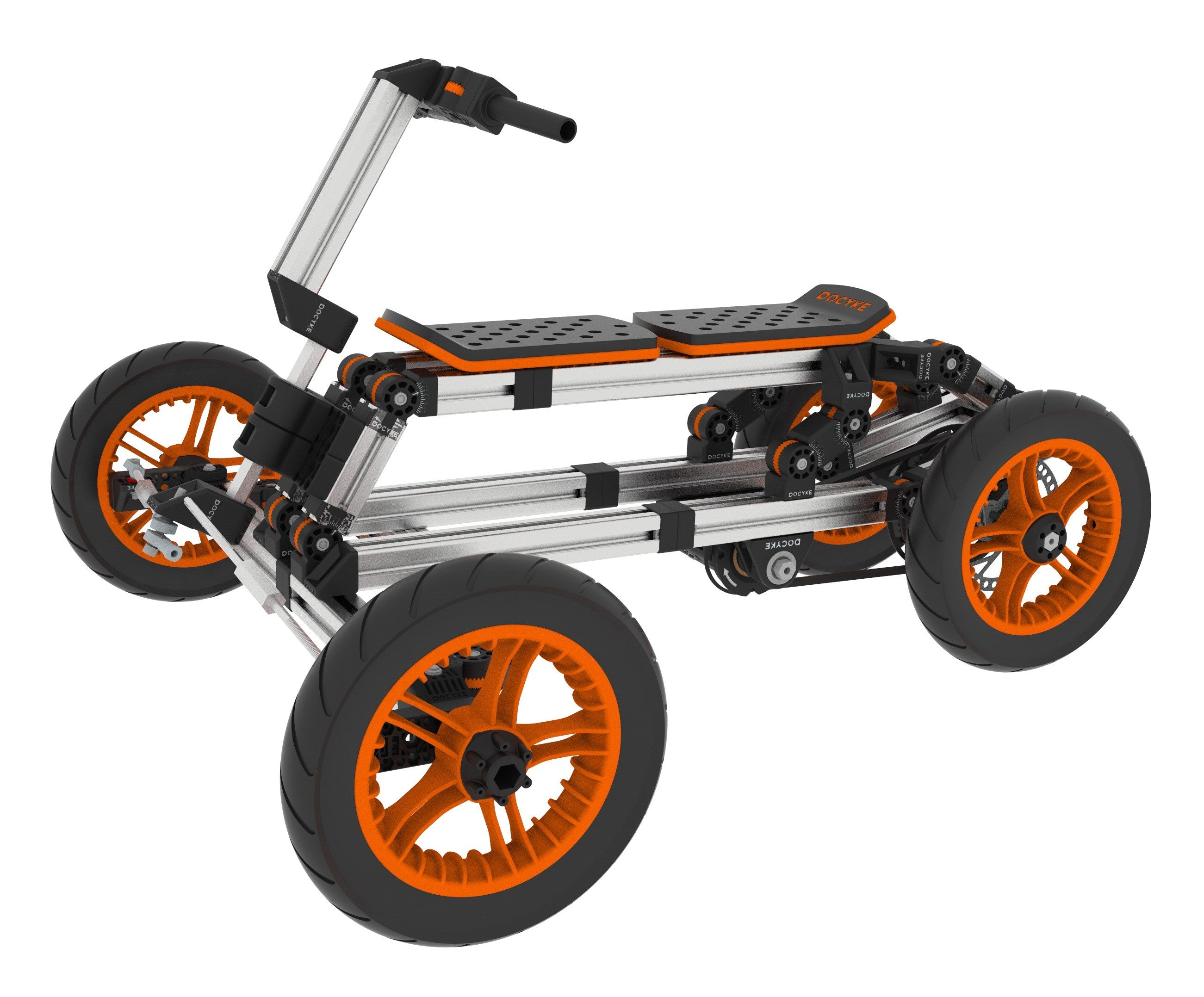 Electric Racing Go-Kart for Kids & Teens - Adjustable Frame & 3-Speed Modes