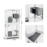 Outdoor & Indoor Cat Climbing Frame Game Cage – Large Multi-Level Pet Playhouse