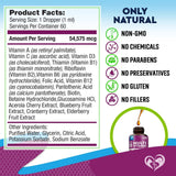 Cat & Dog Multivitamin Liquid – 15-in-1 Health Supplement with Glucosamine & Cranberry for Urinary, Kidney, Joint, Skin & Coat Support