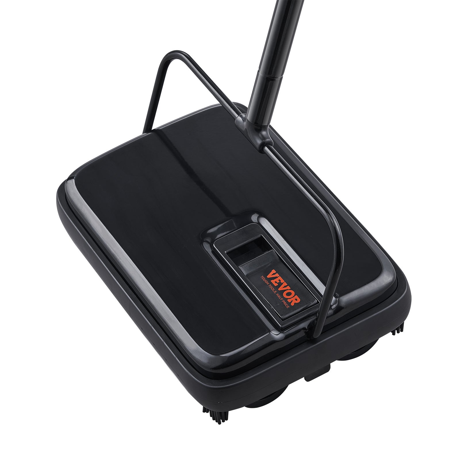 VEVOR Manual Carpet and Floor Sweeper - Non-Electric Cleaner for Dust and Pet Hair with Easy-Empty Dustbin & Cleaning Comb