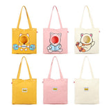 Animal-Shaped Canvas Shoulder Pet Bag – Cute Carrier with Head Opening for Small Dogs & Cats