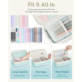 39-Piece Aesthetic School Supplies Set – Pastel Highlighters, Gel Pens, Mechanical Pencils & Cute Pen Case