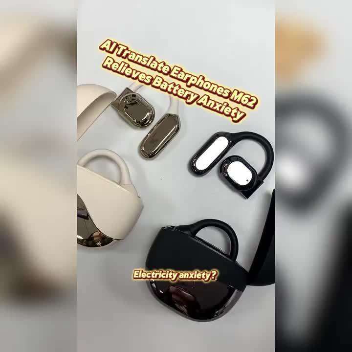 Real-Time Languages Smart AI Translation Earbuds - Translate In Real-Time, Providing Precise Simultaneous Interpretation to Eliminate Language Obstacles for Seamless Business Trips, Social Interactions, Education, Work, And C - PulinGO
