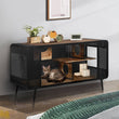 Spacious Cat House with Tempered Glass for Living Room & Hallway