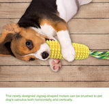 Prokel Dog Chew Toy – Corn Stick Squeaky Rope Toy for Small, Medium & Large Breeds, Durable Dental Health Training Toy