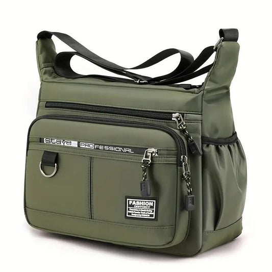 Large Capacity Men’s Waterproof Backpack – Multi-Pocket Business & Casual Shoulder Bag