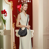 Fashion Los Angeles 0386 Series – Women’s Shoulder Bag in Black & Brown