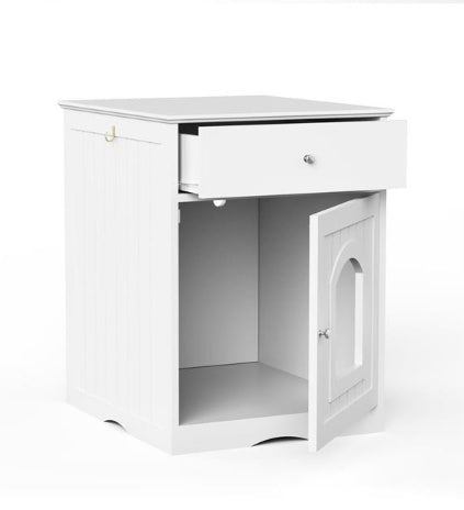 Wooden Pet House – Durable Indoor & Outdoor Shelter with Ventilation, Waterproof Roof & Easy Assembly for Cats & Small Dogs