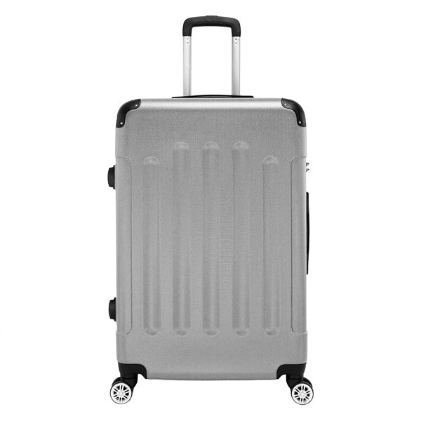 3-in-1 ABS Portable Hard Shell Luggage Set – Lightweight Spinner Suitcases (20", 24", 28")