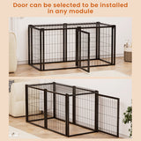 47.2″ Heavy-Duty Dog Cage – Indoor Metal Kennel with Top Cover for Small & Medium Dogs