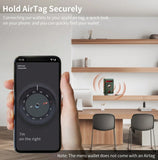 Minimalist & Smart AirTag Leather Wallet