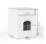 Wooden Pet House – Durable Indoor & Outdoor Shelter with Ventilation, Waterproof Roof & Easy Assembly for Cats & Small Dogs