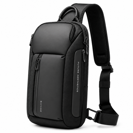 Men’s Waterproof Sling Bag – Lightweight Crossbody Backpack with Tablet Compartment & Smart Storage