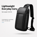 Men’s Waterproof Sling Bag – Lightweight Crossbody Backpack with Tablet Compartment & Smart Storage