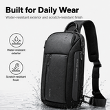 Men’s Waterproof Sling Bag – Lightweight Crossbody Backpack with Tablet Compartment & Smart Storage