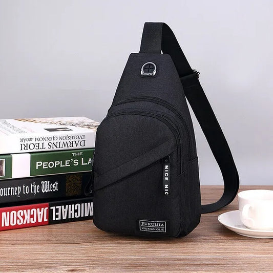 Unisex Sling Bag 🎒 Chest & Fanny Pack – Travel Crossbody Sports Shoulder Backpack