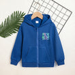 Toddler Girl Zip-Up Hoodie Jacket – “Sorry or Whatever” Letter Print Long Sleeve Sweatshirt, Casual Kids Hooded Jacket