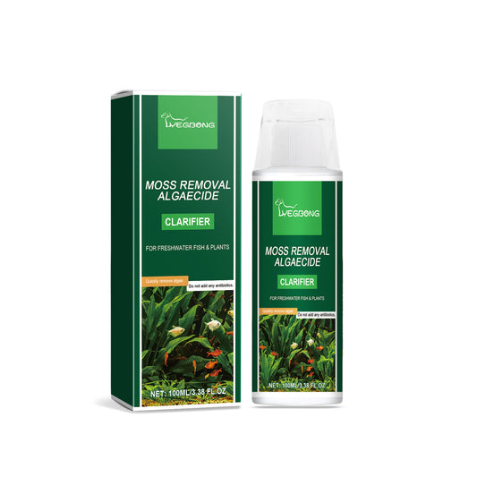 Yegbong Algae Removal Clarifier – Safe Aquarium & Pond Water Purifier, Eliminates Green, Brown & Black Algae Without Harming Fish