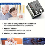 CHANG KUN Premium Wrist Blood Pressure Monitor With Pulse Heart Rate, Blood Pressure Machine With Large LCD Display - Digital Automatic Blood Pressure Wrist Cuff And Carrying Case Included, Health Monitoring For Adult And Old - PulinGO