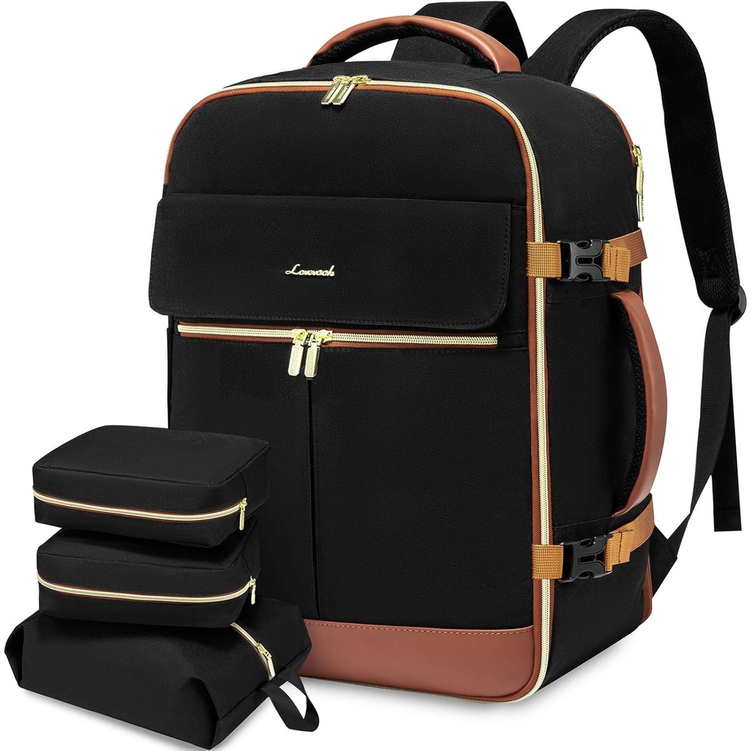 Large-Capacity TSA Carry-On Travel Backpack for Women – Fits 17″ Laptop & Daypack Cube System 🎒