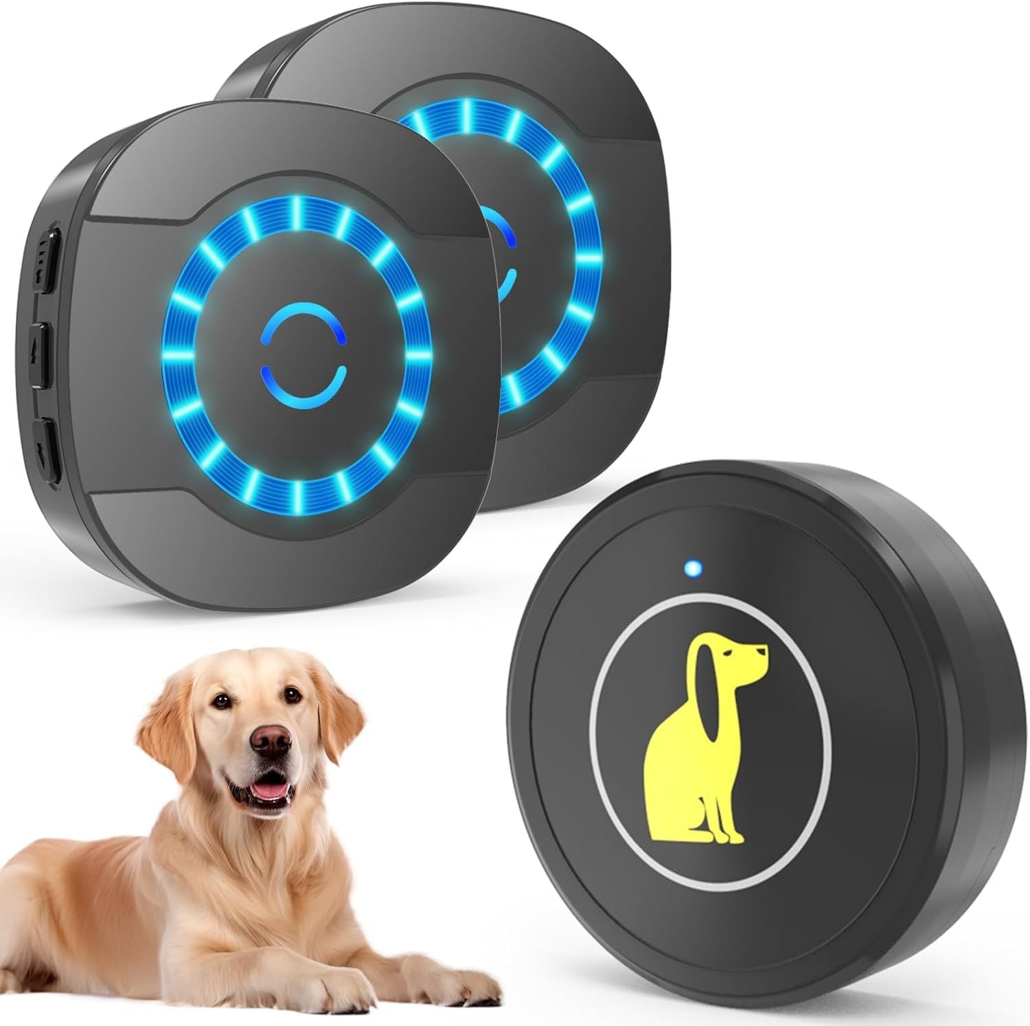 Adjustable Waterproof Dog Doorbell – Touch-Activated Potty Training Bell with Long-Range & Custom Tones