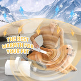 4-in-1 Smart Pet Hair Dryer – High-Speed 90m/s Negative Ion Grooming Dryer with Adjustable Wind Speed & Temperature for Dogs and Cats
