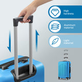 3-Piece Lightweight ABS Hard Shell Luggage Set – Spinner Suitcases with TSA Lock (20/24/28 Inches)
