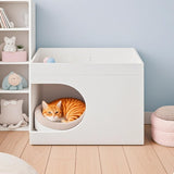 Multifunctional Cat Station – Indoor Cat House & Resting Station for Small & Medium Cats, Living Room or Bedroom Use