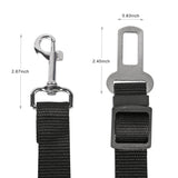 2PCS Pet Dog Seat Belt Leash – Adjustable Nylon Car Safety Leads for Dogs & Cats, Secure Vehicle Travel Harness Strap