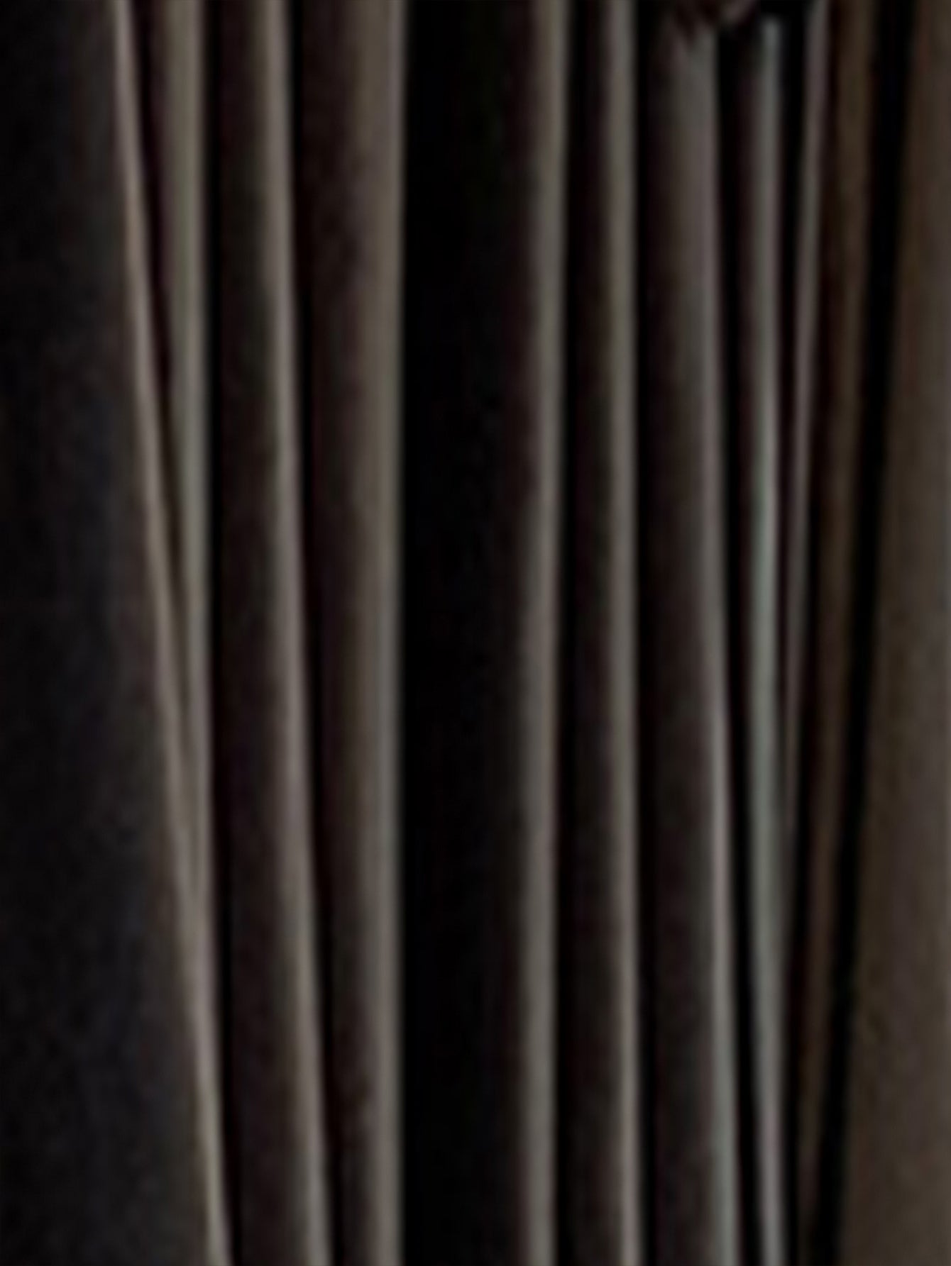 European Luxury All‑Black Velvet Curtains – Thick, Blackout Drapes for Villa Living Room & Dining Room (2 Panels)