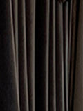 European Luxury All‑Black Velvet Curtains – Thick, Blackout Drapes for Villa Living Room & Dining Room (2 Panels)