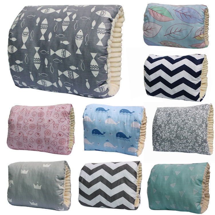 Adjustable Baby Cotton Nursing Arm Pillow – Washable Breastfeeding Cushion Pad for Infant Feeding Comfort