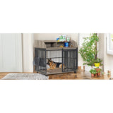Wooden Kennel – Durable Outdoor Dog House with Weather-Resistant Roof, Raised Base & Ventilation for Medium & Large Dogs