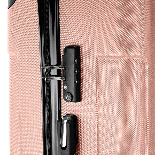 3-in-1 ABS Hard Shell Luggage Set – Lightweight Spinner Trolley Case (20", 24", 28")