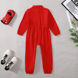 Toddler Kids Racing Driver Jumpsuit – Race Car Driver Costume for Halloween, Christmas & Birthday Parties